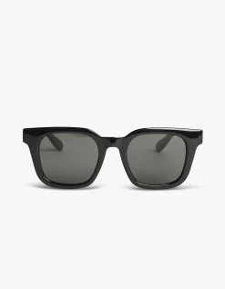 BKK BLACK SUNGLASSES POLARISED GREY LENS