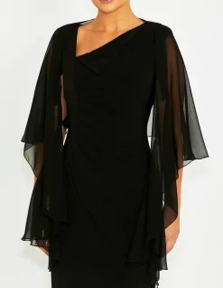BLACK SILK SHRUG