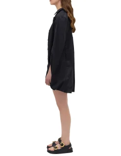 BLACK COTTON ABANDON SHIRT