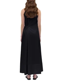 BLACK COTTON ISABELLA DRESS