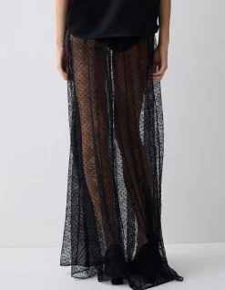 BLACK SATIN EVOLVE TOP