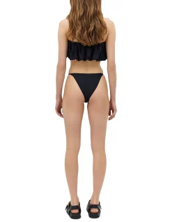 BLACK SPANDEX HAZEL SWIM TOP