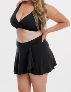 Black Swim Skirt