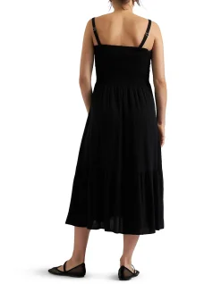 BLAIR SHIRRED DRESS