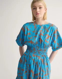 BLAIRE PRINTED COTTON DRESS
