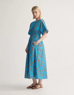 BLAIRE PRINTED COTTON DRESS