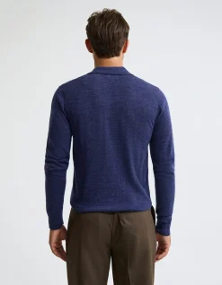 BLIAR POLO COLLAR MERINO KNIT