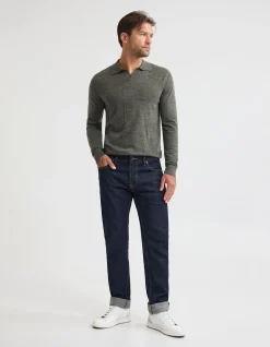 BLIAR POLO COLLAR MERINO KNIT