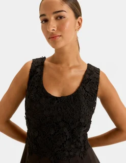 BLOOM LACE MIDI DRESS