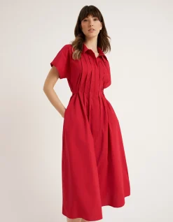 BLOSSOM MIDI SHIRT DRESS
