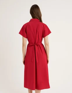 BLOSSOM MIDI SHIRT DRESS