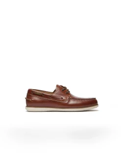 BOARDWALK BOAT SHOE - CHESTNUT