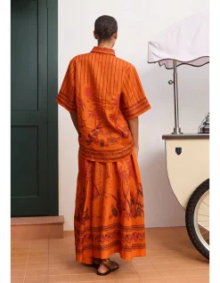 BOATHOUSE MIDI SKIRT