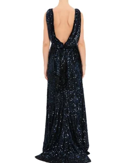 BOAT NECK SL GOWN