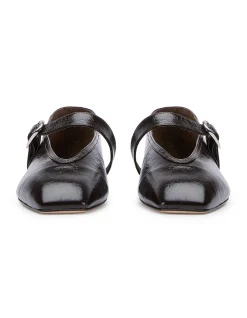 Bobbi Leather Pointed Toe Flat