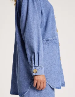 Bodhi Denim Relaxed Longline Jacket