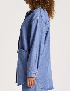 Bodhi Denim Relaxed Longline Jacket