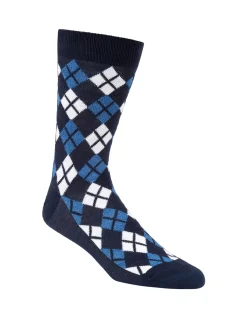 BOLD ARGYLE BAMBOO SOCK