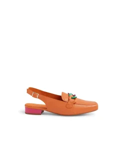 Boma Linked Hardware Slingback Flats