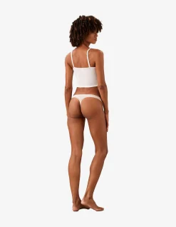 Bottoms Up Lace Trim Everyday Thong