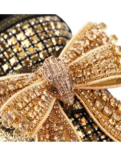 BOW CRYSTAL LOAFER