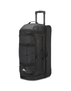 BOXED 71CM MEDIUM WHEELED DUFFLE BAG BLACK