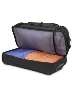 BOXED 71CM MEDIUM WHEELED DUFFLE BAG BLACK