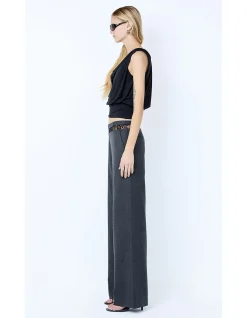 BRIGITTE COWL ASYM TOP