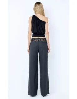 BRIGITTE COWL ASYM TOP