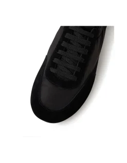 BRINKLE DJ BLACK SUEDE FABRIC