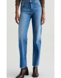 Brinley Mid Rise Straight Leg Jeans