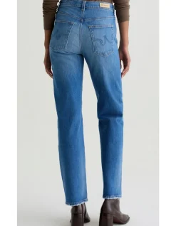 Brinley Mid Rise Straight Leg Jeans