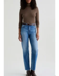 Brinley Mid Rise Straight Leg Jeans