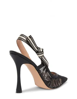 BRI PUMPS IN BLACK LACE