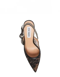 BRI PUMPS IN BLACK LACE