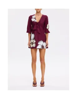Brodie Tie Front Mini Dress