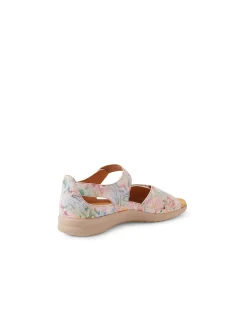 BRONN XW ZR NUDE FLORAL ALMOND SOLE LEATHER