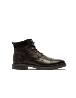 BROOKDALE MILITARY BOOT - CHOCOLATE