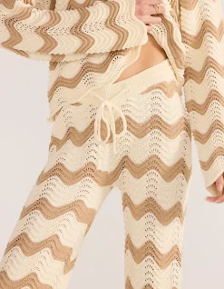 BROOKE CROCHET WAVE PANT