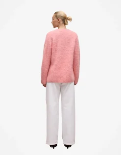 Brushed Alpaca Relaxed V Knit