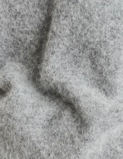 BRUSHED ALPACA WOOL BLEND KNIT