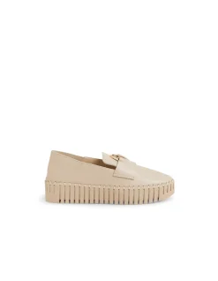 BURBANKS DJ ALMOND ALMOND SOLE LEATHER