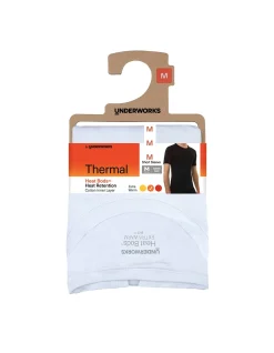 BY UNDERWORKS HEAT BODSTM HEAT RETENTION SHORT SLEEVE THERMAL 1 PACK