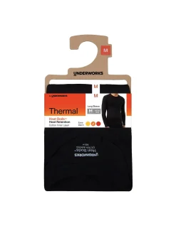 BY UNDERWORKS HEAT BODSTM HEAT RETENTION LONG SLEEVE THERMAL 1 PACK