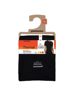 BY UNDERWORKS HEAT BODSTM HEAT RETENTION SHORT SLEEVE THERMAL 1 PACK