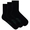 BY UNDERWORKS WOMENS BAMBOO SPORT CUSHIONED MID CREW SOCK 3 PACK