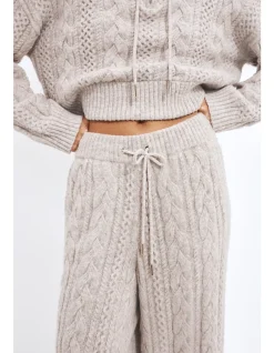 Cable Knit Hoodie