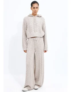 Cable Knit Hoodie