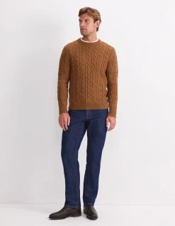 CABLE KNIT SWEATER