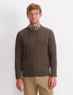 CABLE KNIT SWEATER